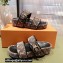 Louis Vuitton Monogram Velvet Jumbo Flatform Mules Coffee 2022