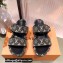 Louis Vuitton Monogram Velvet Jumbo Flatform Mules Gray 2022