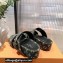 Louis Vuitton Monogram Velvet Jumbo Flatform Mules Gray 2022