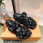 Louis Vuitton Monogram Velvet Jumbo Flatform Mules Black 2022