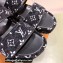 Louis Vuitton Monogram Velvet Jumbo Flatform Mules Black 2022