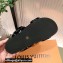 Louis Vuitton Monogram Velvet Jumbo Flatform Mules Black 2022