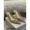 Jimmy Choo Heel Glitter/Patent Slingbacks Light Gold 2022