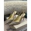 Jimmy Choo Heel Glitter/Patent Slingbacks Light Gold 2022