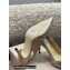 Jimmy Choo Heel Glitter/Patent Slingbacks Light Gold 2022