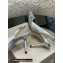 Jimmy Choo Heel Glitter/Patent Slingbacks Silver 2022