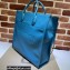 Gucci Medium/Large Tote Bag with Gucci Logo 674850 Blue 2022