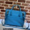 Gucci Small Tote Bag with Gucci Logo 674822 Blue 2022