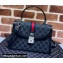 Gucci x Balenciaga The Hacker Project Small Handbag 680119 GG Canvas Black 2022