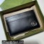 Gucci GG Marmont Card Case 657588 Black/Silver 2022