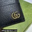 Gucci GG Marmont Card Case 657588 Black/Gold 2022
