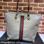 Gucci x Balenciaga The Hacker Project Large Tote Bag 680127 GG Canvas Beige 2022