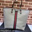 Gucci x Balenciaga The Hacker Project Large Tote Bag 680127 GG Canvas Beige 2022