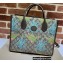 Gucci Tiger GG Small Tote Bag 659983 Flower Print 2022
