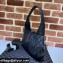 Gucci x Balenciaga The Hacker Project Small Hobo Bag 680118 GG Canvas Black 2022