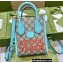 Gucci Tiger GG Mini Tote Bag 671623 Blue 2022