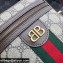 Gucci x Balenciaga The Hacker Project Shoulder Zip Bag 680129 GG Canvas Beige 2022