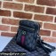 Gucci x Balenciaga The Hacker Project Shoulder Zip Bag 680129 GG Canvas Black 2022