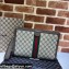 Gucci x Balenciaga The Hacker Project Pouch Bag 680382 GG Canvas Beige 2022