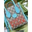 Gucci Tiger GG Mini Tote Bag 671623 Blue 2022