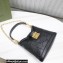 Gucci Small GG Shoulder Bag 675788 Black 2022