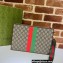 Gucci Tiger GG Pouch Cltuch Bag 688378 Brown 2022