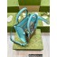 Gucci Tiger GG Mini Tote Bag 671623 Blue 2022