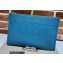 Gucci Zip Pouch Bag with Gucci Logo 681200 Blue 2022