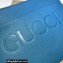 Gucci Zip Pouch Bag with Gucci Logo 681200 Blue 2022