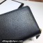 Gucci GG Marmont Leather Zip Around Wallet 428736 Black/Gold 2022