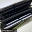 Gucci GG Marmont zip around Wallet 456117 Resin Hardware Black 2022