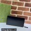 Gucci GG Marmont Leather Zip Around Wallet 428736 Black/Silver 2022