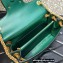 Valentino Stud Sign Nappa Shoulder Bag Green 2022