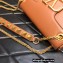 Valentino Stud Sign Nappa Shoulder Bag Brown 2022