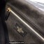 Valentino Grainy Calfskin Large Roman Stud Chain Bag Black 2022