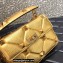 Valentino Grainy Calfskin Small Roman Stud Chain Bag Gold 2022