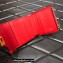 Valentino Rockstud Alcove Grainy Calfskin Compact Wallet Red 2022