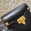 Valentino Rockstud Alcove Grainy Calfskin Compact Wallet Black 2022