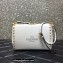 Valentino Rockstud Alcove Grainy Calfskin Crossbody Bag White/Gold 2022