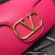 Valentino Stud Sign Nappa Shoulder Bag Pink 2022