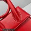 Jacquemus Le Chiquito Noeud Flexible Handle Small Bag Leather Red