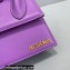 Jacquemus Le Chiquito Noeud Flexible Handle Small Bag Leather Purple