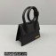 Jacquemus Le Chiquito Noeud Flexible Handle Small Bag Leather Black
