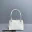 Jil Sander Goji Frame Square Small Shoulder Bag White