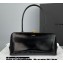 Jil Sander Goji Frame Small Hand Bag Black/Gold