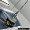 Prada Brushed Leather Triangle mini-pouch Bag 1NR005 Silver 2022