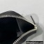 Prada Brushed Leather Triangle Motif Pouch Bag 2TL441 Silver 2022