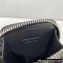 Prada Brushed Leather Triangle Motif Pouch Bag 2TL441 Silver 2022