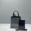 Prada Small Sequined Mesh Tote Bag 1BG417 Black 2022