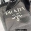 Prada Small Sequined Mesh Tote Bag 1BG417 Black 2022